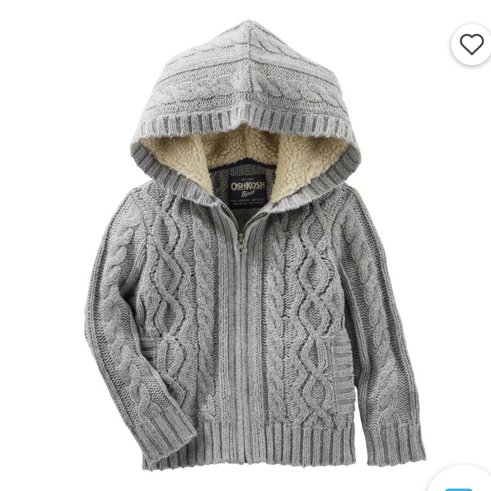 Oshkosh Cable Knit Jacket
